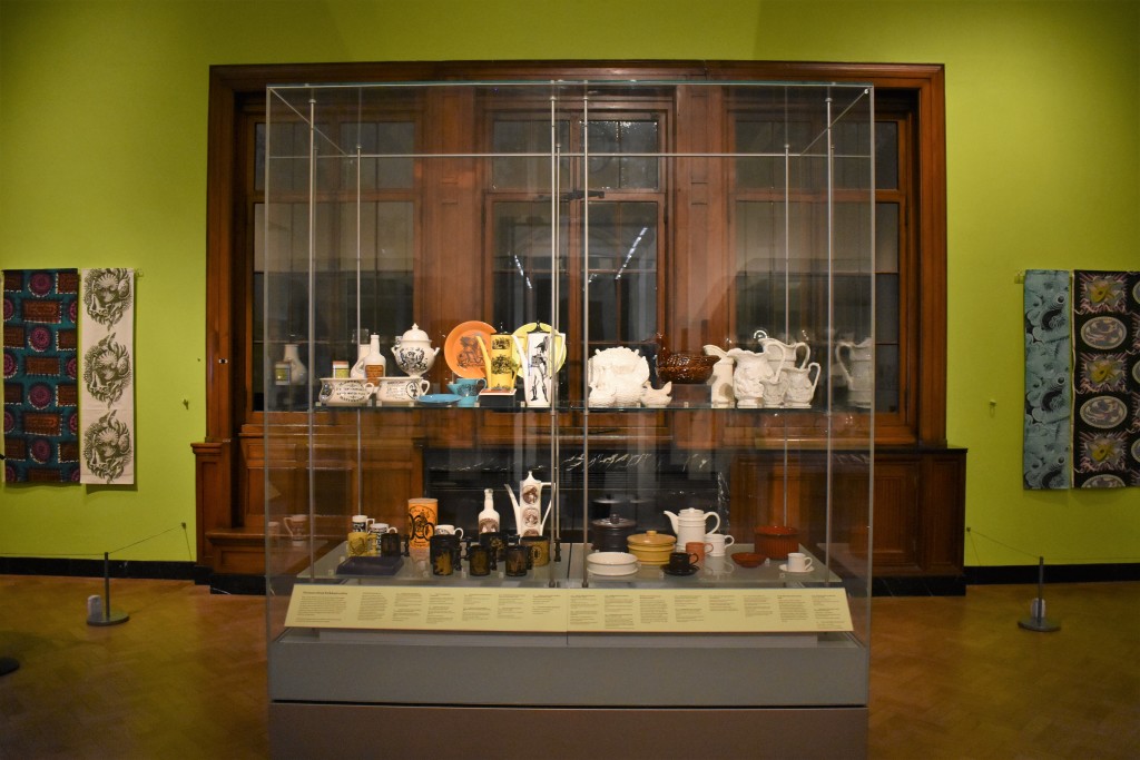 Above: Part of the display at the V&A.