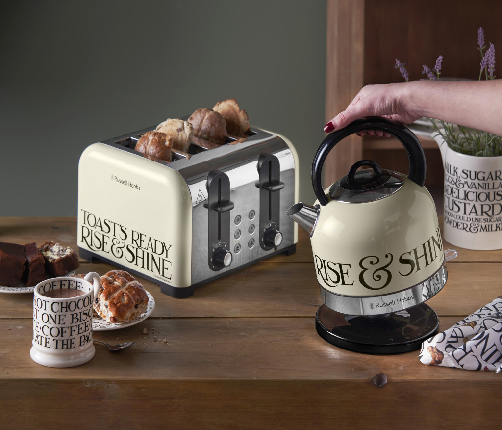 Above: Emma Bridgewater's Toast & Marmalade range from Russell Hobbs.