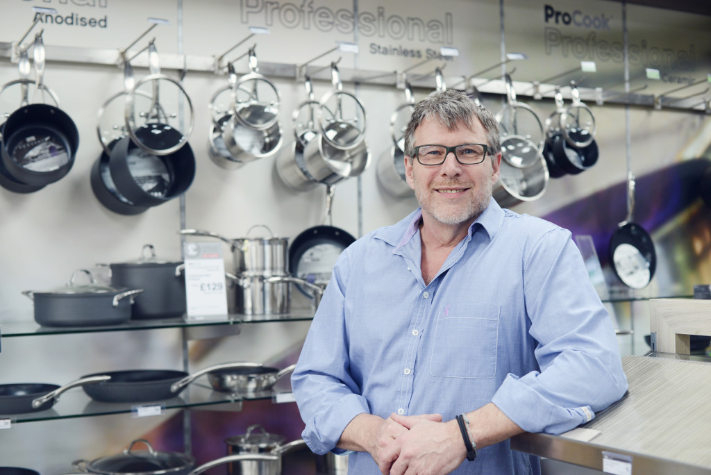 Above: ProCook’s owner Daniel O’Neill.