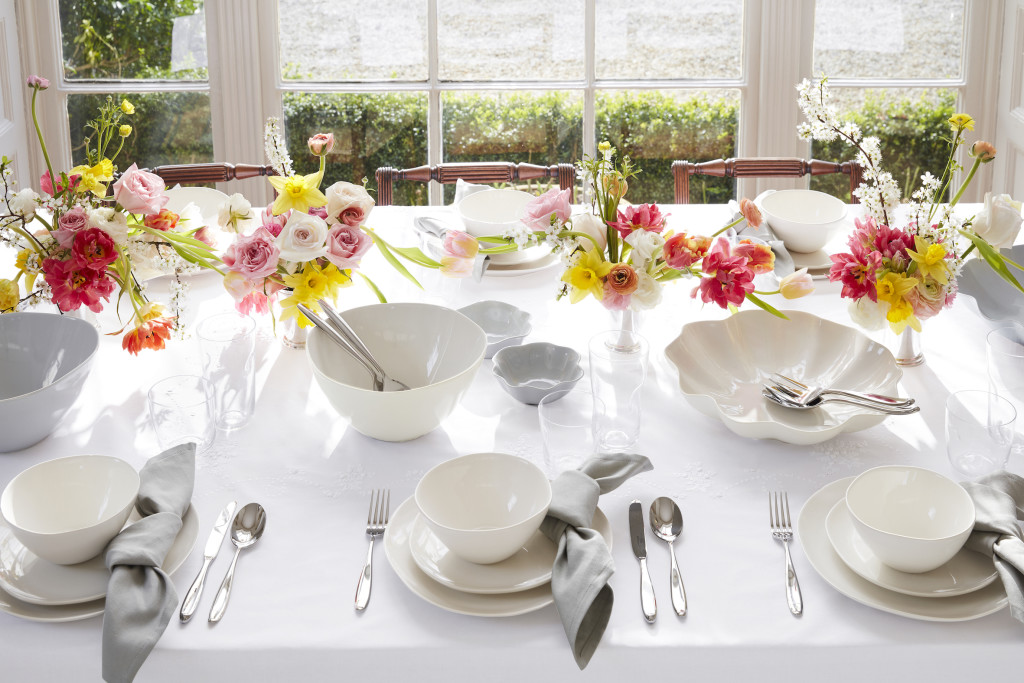 Above: Sophie Conran for Portmeirion Arbor and Floret tableware is designed to be mixed and matched.