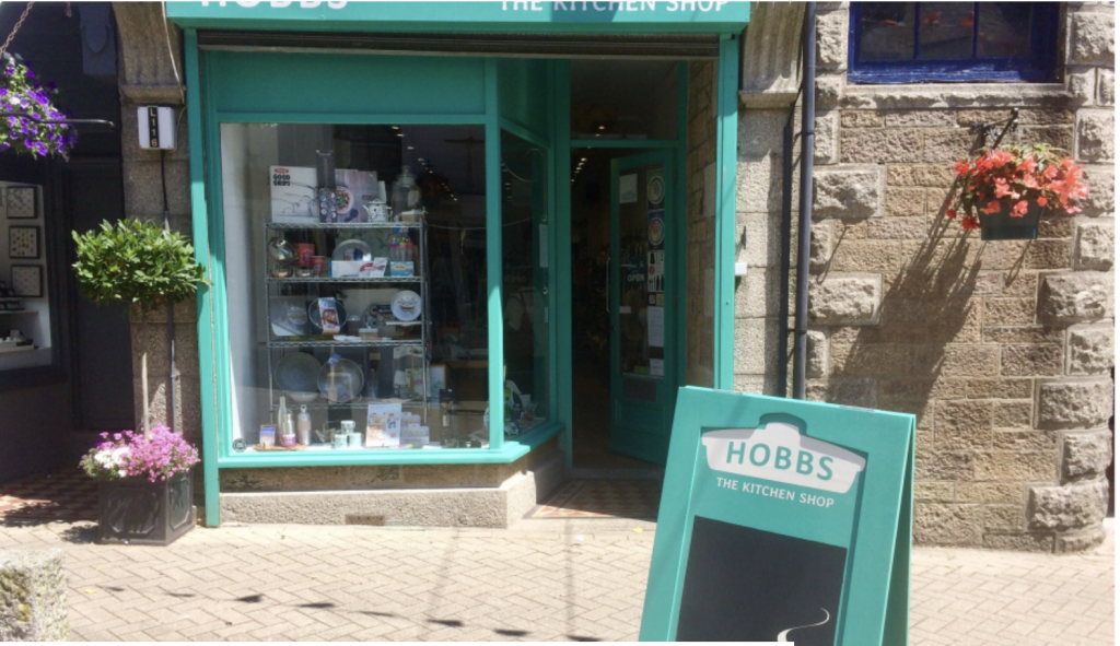 Above: In 2016, Hobbs Cookshop in Penzance won the Excellence in Retailer Initiative Award for its commitment to Plastic Free Penzance stocking plastic-free alternatives and asking suppliers to cut down on packaging.