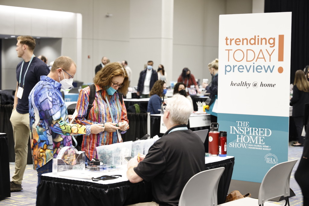 Above: Trending Today – alongside the New Exhibitor preview – gives buyers a chance to connect with brands before the show starts.