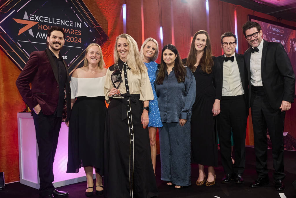 Above: The John Lewis team collected their award together, presented by Anthony and Richard Joseph of Joseph Joseph.